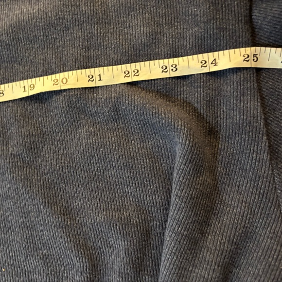 U.S. Polo 3XLT Navy Pull Over Cotton Blend 1/4 Zip Ribbed LS Pony Logo - Picture 12 of 15